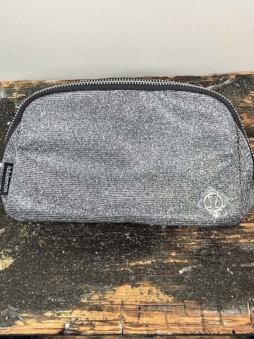lululemon Everywhere Belt Bag *Glitter Gray & Black NWT